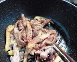 豚肉とパプリカの細切りDE味噌チリ炒め作り方4写真