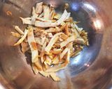 カレー香る鶏肉とうどんのサラダ仕立て作り方1写真