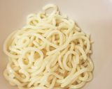 カレー香る鶏肉とうどんのサラダ仕立て作り方2写真
