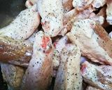 鳥唐揚げ塩味（鳥手羽中）やみつき！作り方1写真