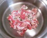 トマトケチャップで給食の味ポークビーンズ作り方3写真