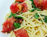 簡単美味しい☆トマトと大葉の冷製パスタ！作り方4写真