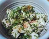 ざく飯:蒸し鶏+大葉ねぎゴマ削り粉あおさ作り方9写真