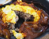 月9に勝る♡とろとろオムバーグ作り方14写真
