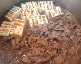牛肉と焼き豆腐のすき焼き風煮物作り方3写真