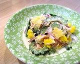 【簡単】苦くない！ゴーヤのマグロ煮和え作り方6写真