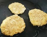 そうめんアレンジ☆もちもち胡麻もち☆作り方5写真
