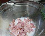 マヨネーズで作る簡単カルボナーラ風パスタ作り方2写真