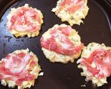 豆苗&チーズを使ったお好み焼き☆作り方3写真