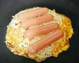 そうめんアレンジ☆お好み焼き風☆作り方8写真
