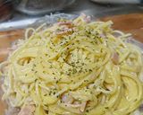 マヨネーズで作る簡単カルボナーラ風パスタ作り方7写真