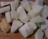 塩昆布で冬瓜の、あっさりスープ煮作り方2写真