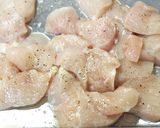 スタミナ満点！鶏むね肉のニンニクの芽炒め作り方2写真