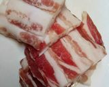 豚バラ肉と空真菜のピリ辛炒め作り方2写真