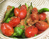 炙り万願寺とうがらしとプチトマト辛味漬け作り方5写真