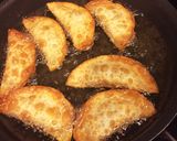 鶏挽肉と納豆の揚げ餃子作り方8写真