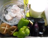 ✿鶏肉と茄子の揚げ煮✿作り方1写真