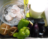 ✿鶏肉と茄子の揚げ煮✿作り方1写真