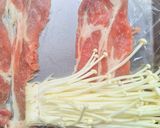 ジューシー！豚肉のキノコ巻き作り方1写真