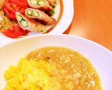 手羽コラーゲン茄子丼作り方8写真