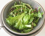 ベビーリーフと豆腐のサラダ☆胡麻ドレ作り方1写真