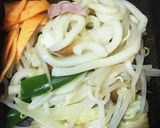 いつもの焼うどん☆少しカレー味作り方4写真
