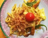 いつもの焼うどん☆少しカレー味作り方6写真