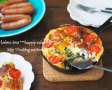スキレットで★キッシュ風オープンオムレツ作り方10写真
