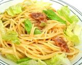 お皿であえるだけ！梅干しマヨ醤油パスタ作り方5写真