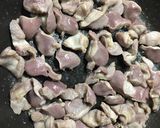 砂肝とシシトウのニンニク生姜炒め作り方5写真
