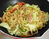 バルサミコ焼きそば～粒マスタードマヨ♪作り方5写真