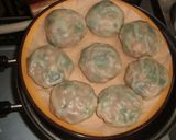カリッ!モチッ!餃子の皮で簡単ニラ饅頭☆作り方6写真