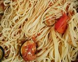 簡単なのに本格的☆なすとトマトのパスタ作り方4写真