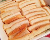 おやつに。食パンの耳で簡単パンプディング作り方2写真