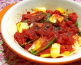 ピーマンのトマト煮　チーズ和え作り方5写真