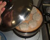 カリッ!モチッ!餃子の皮で簡単ニラ饅頭☆作り方11写真