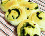 緑茶ロールのちぎりパン（ＨＢ使用）作り方4写真