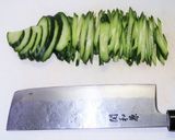 クラゲとキュウリの酢の物　ピリ辛柚子胡椒作り方3写真
