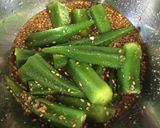 簡単！オクラの胡麻和え☆材料3つ☆作り方5写真