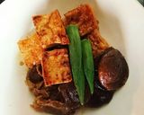 厚揚げで煮込まないピリ辛肉豆腐作り方7写真