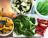 南瓜と夏野菜がたらふく食べられる煮物作り方11写真