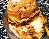 糖質制限◆バニラ&チョコのマーブルアイス作り方8写真