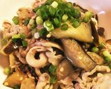豚肉と茄子のポン酢炒め作り方5写真