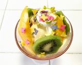 【ふりふりクリーム】フルーツパフェ作り方12写真