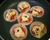 お酒のおつまみ❤餃子の皮で即席ピザ作り方7写真