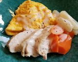 節約簡単美味！鶏ムネ肉のボイルドチキン♪作り方9写真