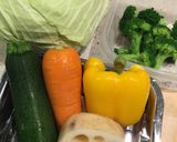 夏味★ひき肉とキャベツの重ね蒸し作り方4写真