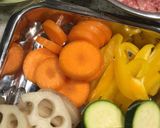 夏味★ひき肉とキャベツの重ね蒸し作り方6写真