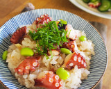 生姜香る☆枝豆と蛸の炊き込みご飯作り方3写真