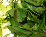 鶏がらで簡単！青梗菜としめじの卵炒め作り方1写真